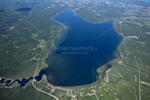 Hubbard Lake (Looking North) in Alcona County, Michigan